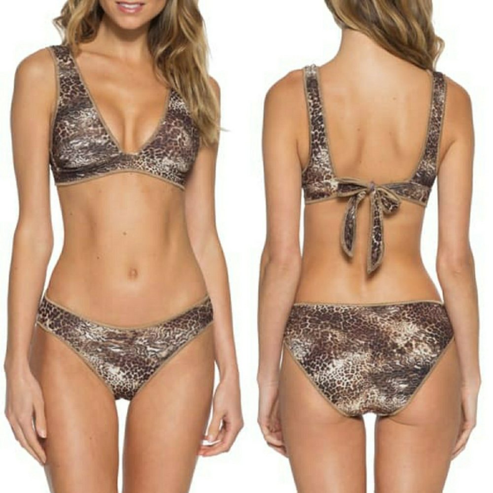 Becca Purfection Leopard Print Bikini